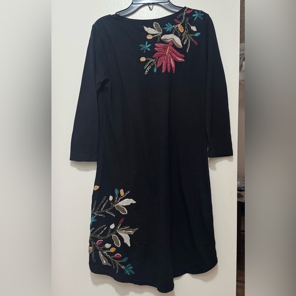 JOHNNY WAS XS TUNIC EMBROIDERED FLORAL DRESS TOP FLORAL BOHO CHIC SHIRT - Picture 4 of 7